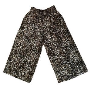 Jessica Simpson Moxie Leopard Gaucho Pants - Size Large